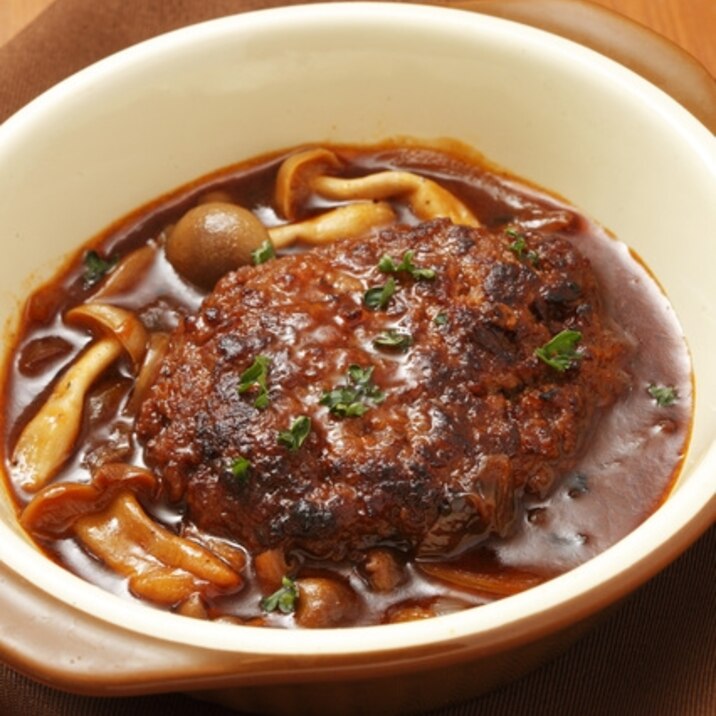無添加◎簡単 基本の煮込みハンバーグ